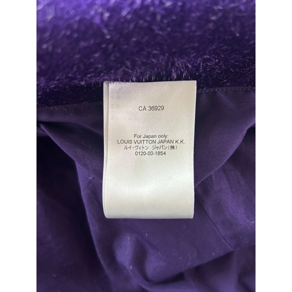 Louis Vuitton Purple Embossed Monogram Suede Workwear Jacket - Picture 11 of 11